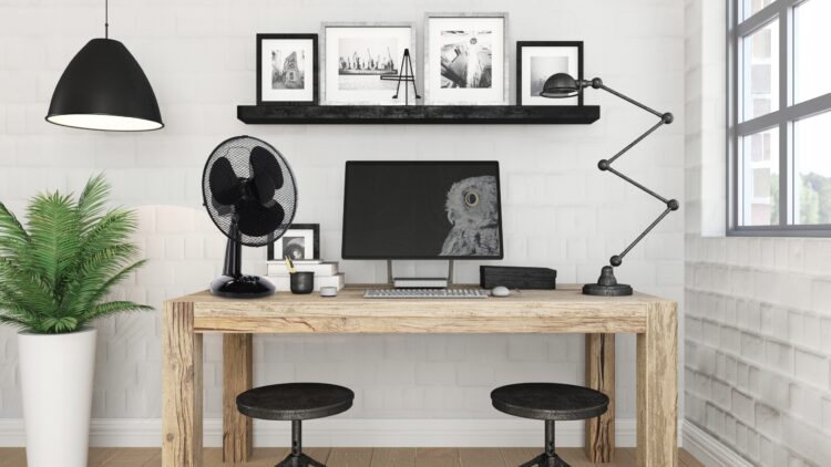 Stolný ventilátor, 40W, čierny | FAN9042