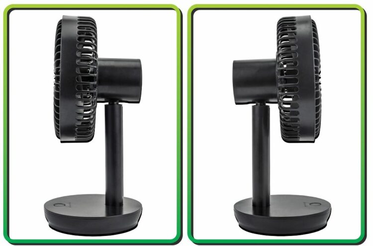 Stolný ventilátor VELWEBS0009, čierny | Velano
