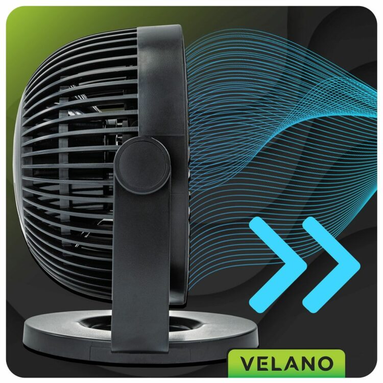 Stolný ventilátor VELWEBS0011, čierny | Velano