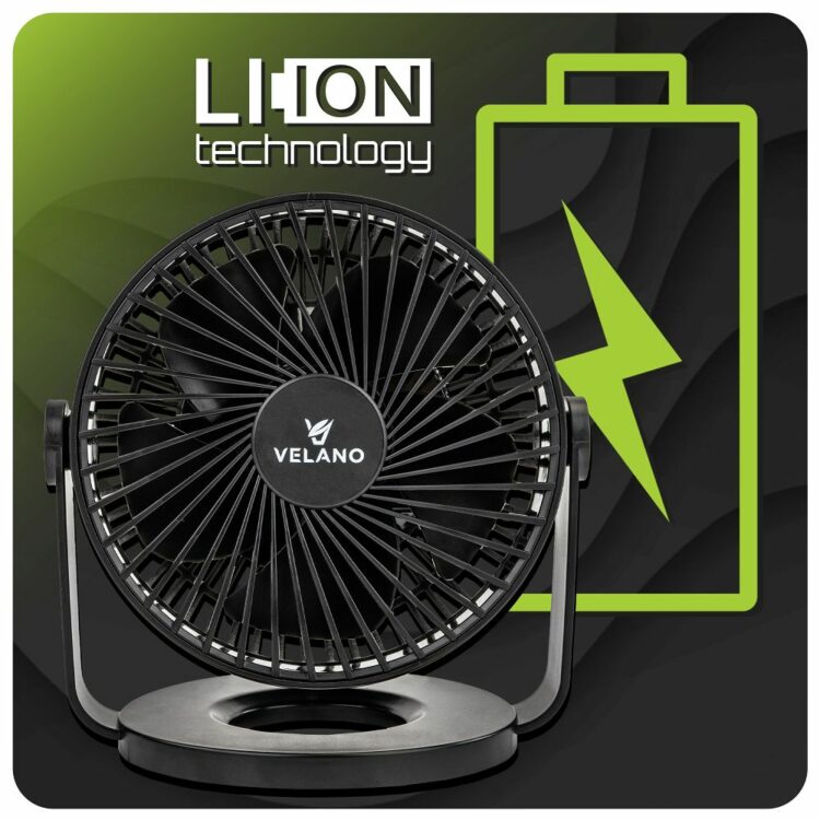 Stolný ventilátor VELWEBS0011, čierny | Velano