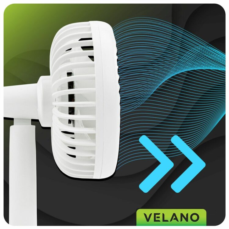 Stolný ventilátor VELWEBS0012, biely | Velano