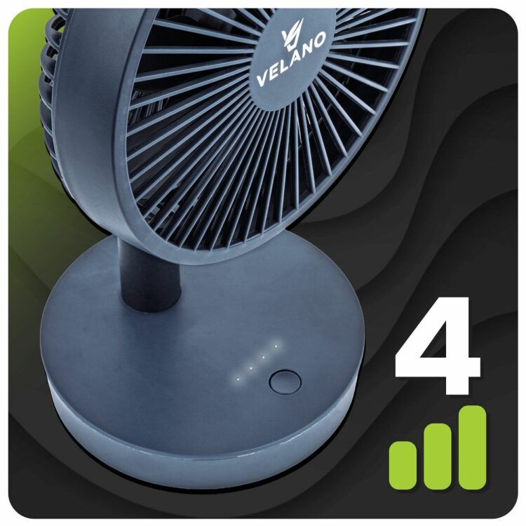 Stolný ventilátor VELWEBS0018, čierny | Velano