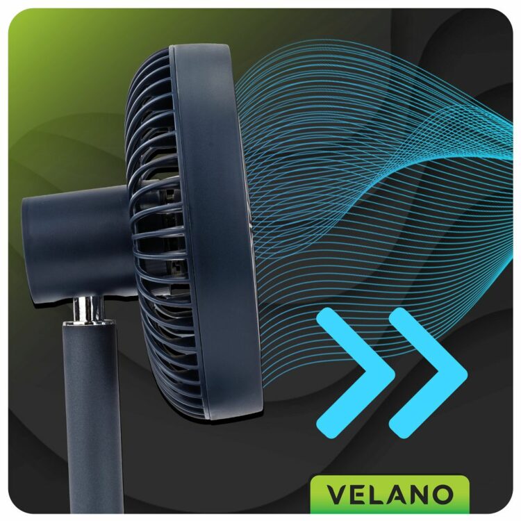 Stolný ventilátor VELWEBS0018, čierny | Velano