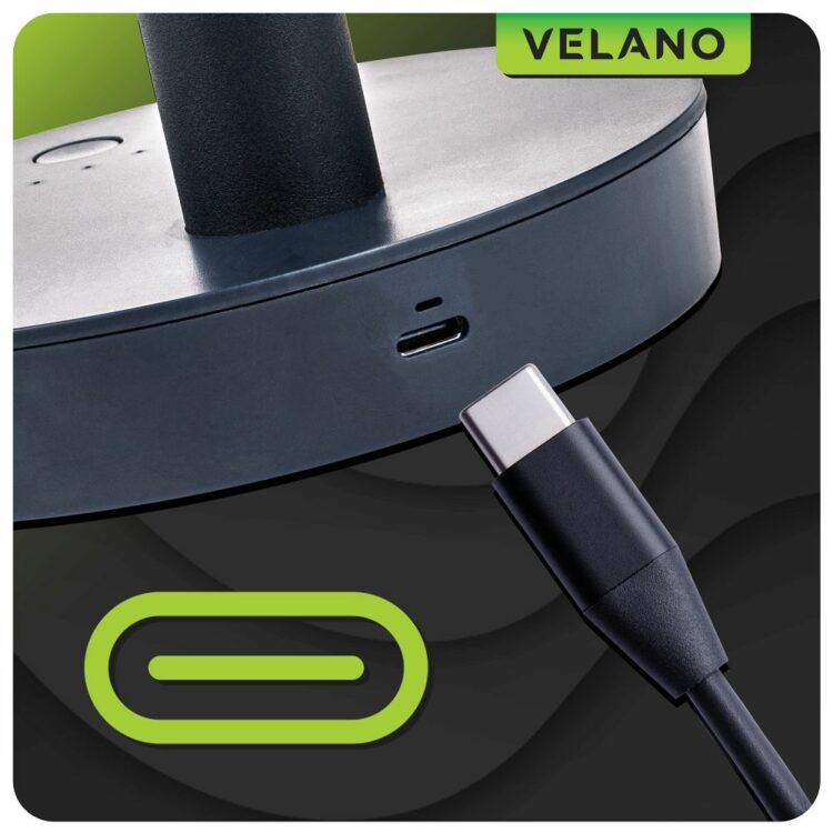 Stolný ventilátor VELWEBS0018, čierny | Velano