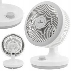 Stolný ventilátor, biely | Velano