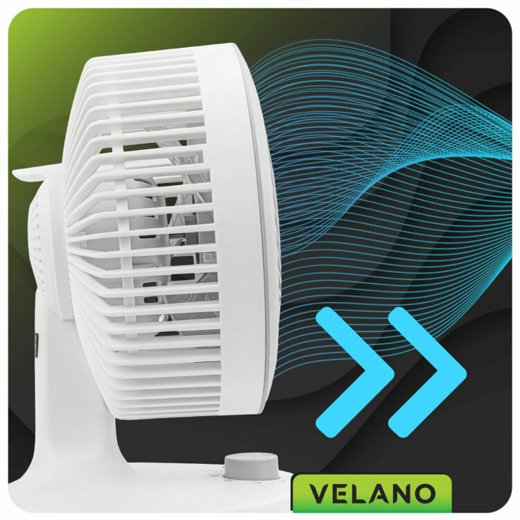 Stolný ventilátor, biely | Velano