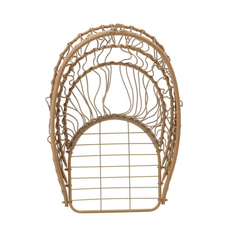 Závesné záhradné kreslo Eris, šedé + vankúš | Garden Line