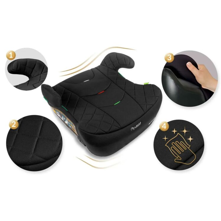 Autosedačka Louis, ISOFIX, 22-36kg, čierna | Nukido