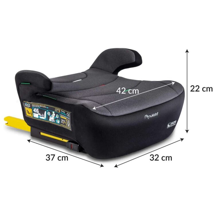 Autosedačka Louis, ISOFIX, 22-36kg, šedá | Nukido
