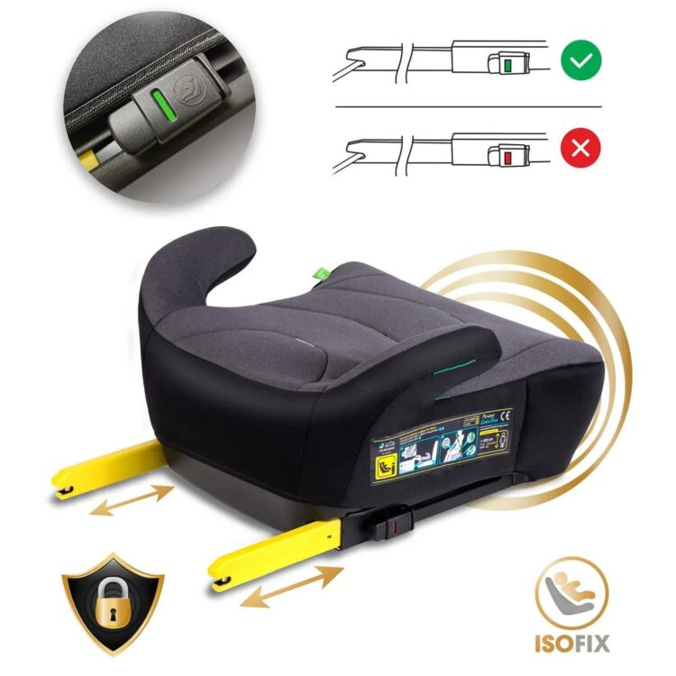 Autosedačka Louis, ISOFIX, 22-36kg, šedá | Nukido