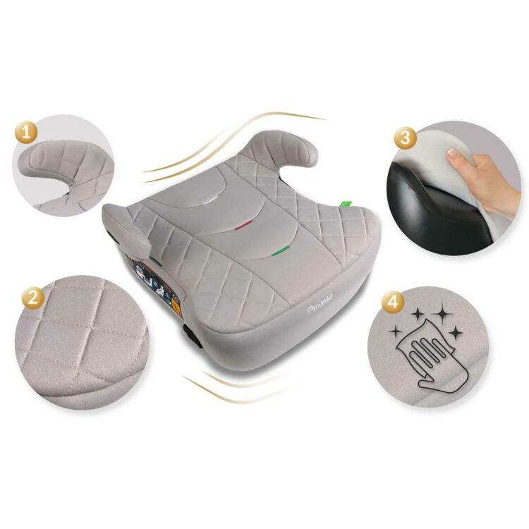 Autosedačka Louis, ISOFIX, 22-36kg, sivá | Nukido