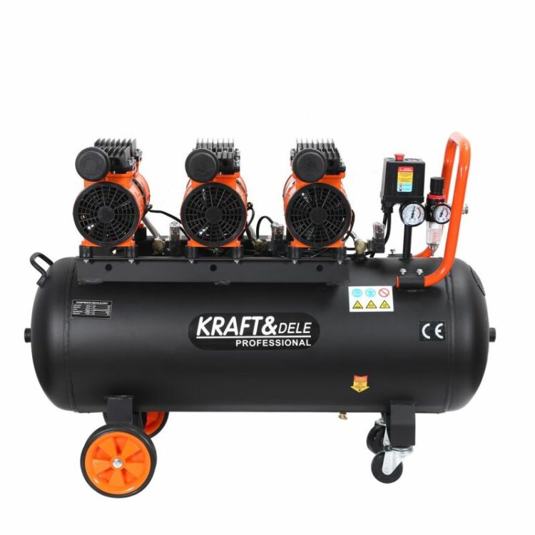 Bezolejový kompresor, 100L, 3x1500W | KD1394