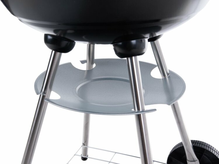Okrúhly gril na drevené uhlie s krytom, 39cm | GEKO