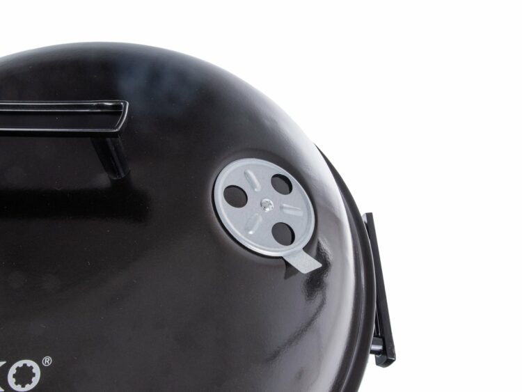 Okrúhly gril na drevené uhlie s krytom, 39cm | GEKO