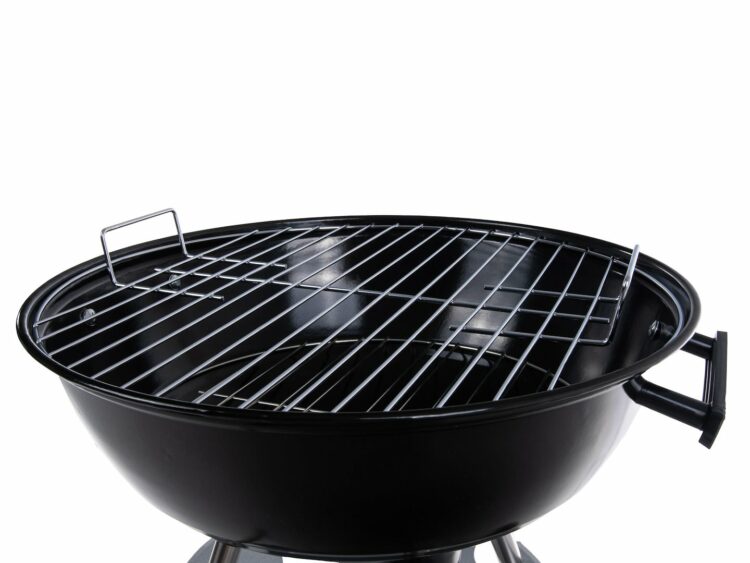 Okrúhly gril na drevené uhlie s krytom, 39cm | GEKO