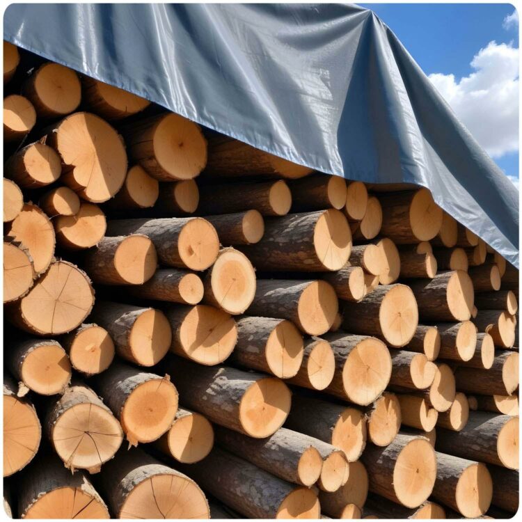 Krycia plachta PL-500, 600x1000cm, 120g/m2 | Plonos