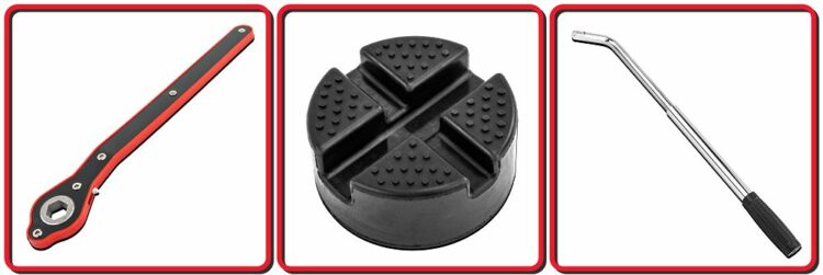 Nožnicový zdvihák RTPTR0151, 2,5T | RED TECHNIC