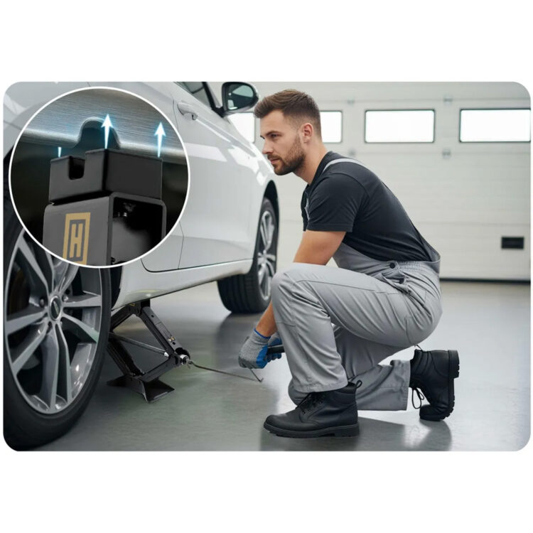 Nožnicový zdvihák na auto HM-383, 2T | Humberg
