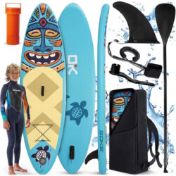 Paddleboard SUP AquaSurf s príslušenstvom, modrý | Soke