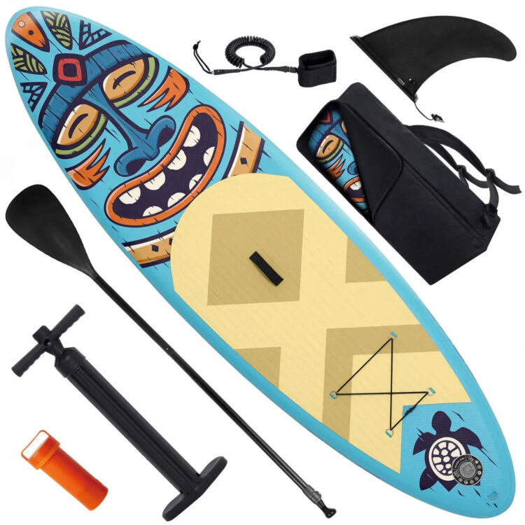 Paddleboard SUP AquaSurf s príslušenstvom, modrý | Soke