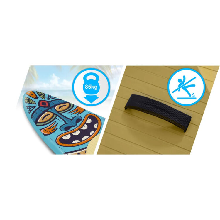 Paddleboard SUP AquaSurf s príslušenstvom, modrý | Soke