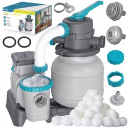 Piesková filtrácia do bazéna, 6056 l/h + filtračné guľôčky | Bestway
