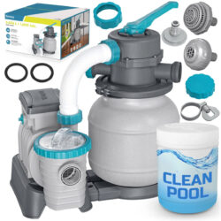 Piesková filtrácia do bazéna, 6056 l/h + multifunkčné tablety | Bestway