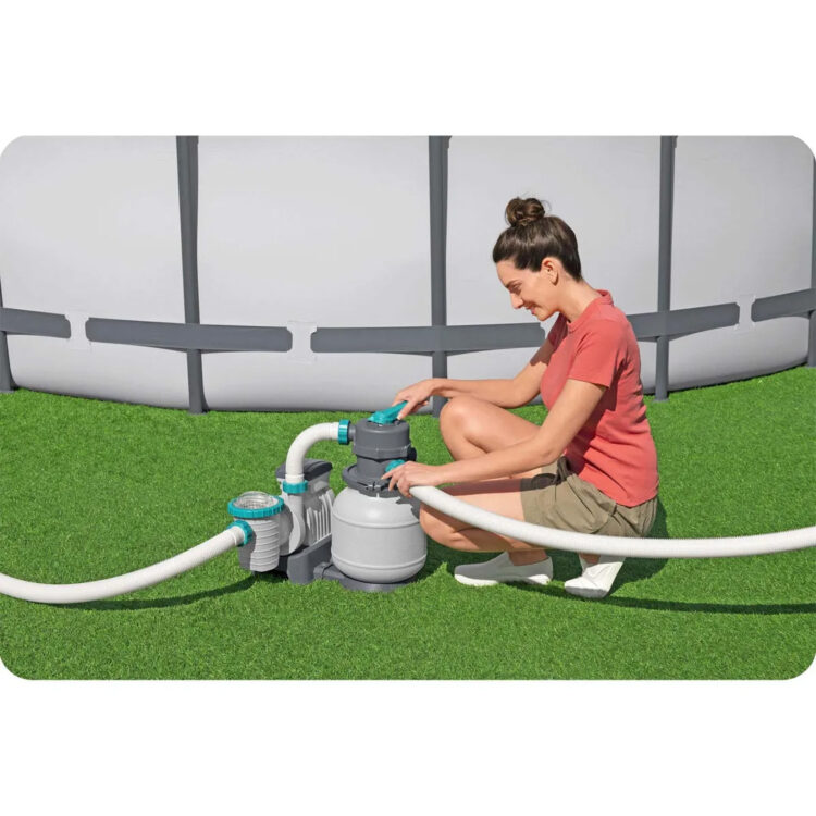 Piesková filtrácia do bazéna, 6056 l/h + multifunkčné tablety | Bestway