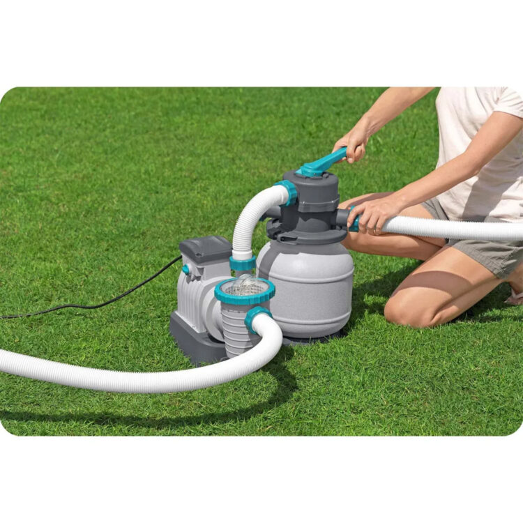 Piesková filtrácia do bazéna, 6056 l/h + multifunkčné tablety | Bestway