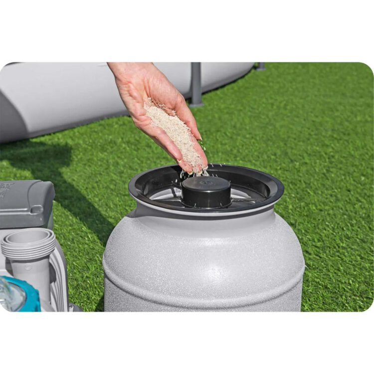Piesková filtrácia do bazéna, 6056 l/h + multifunkčné tablety | Bestway