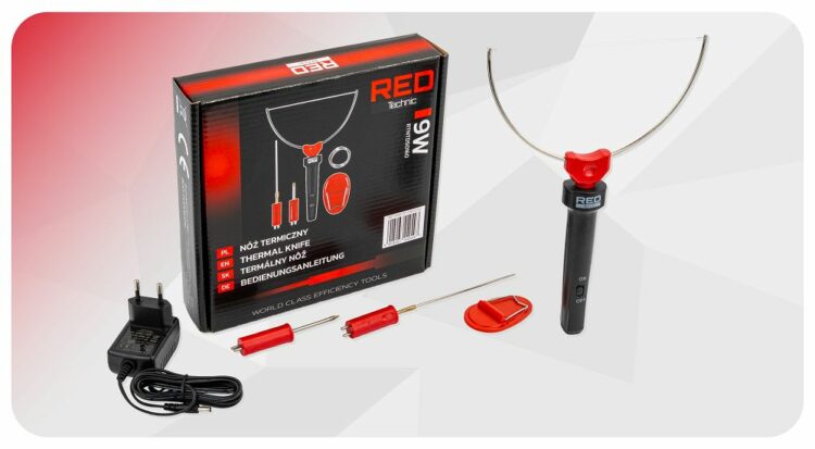 Tepelný nôž na polystyrén RTNTDS0160, 9W | RED TECHNIC