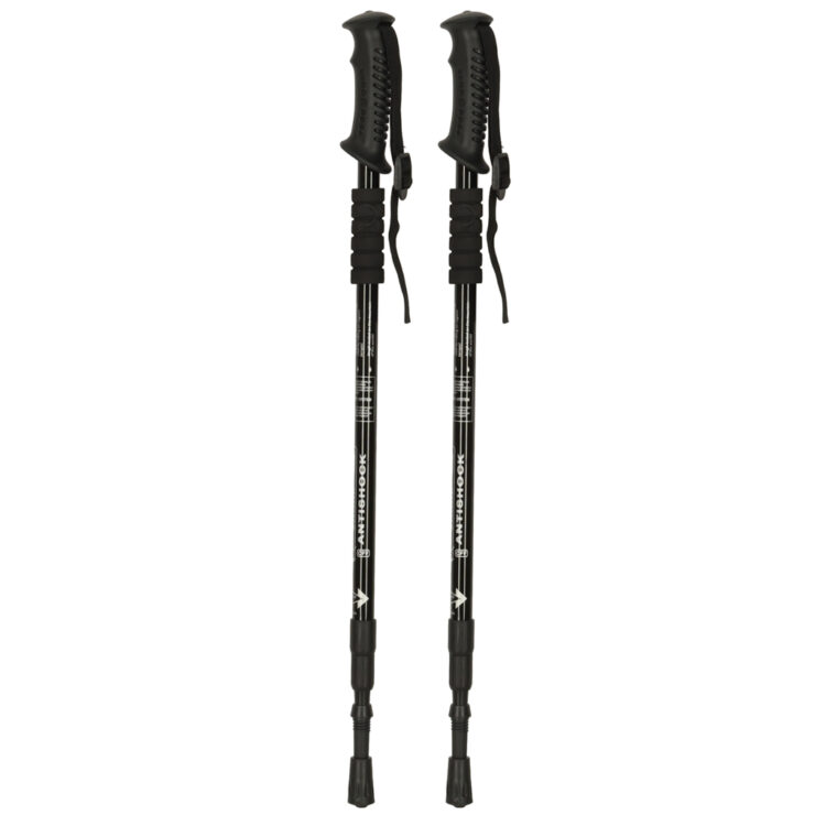 Trekingové palice, 135cm | čierne
