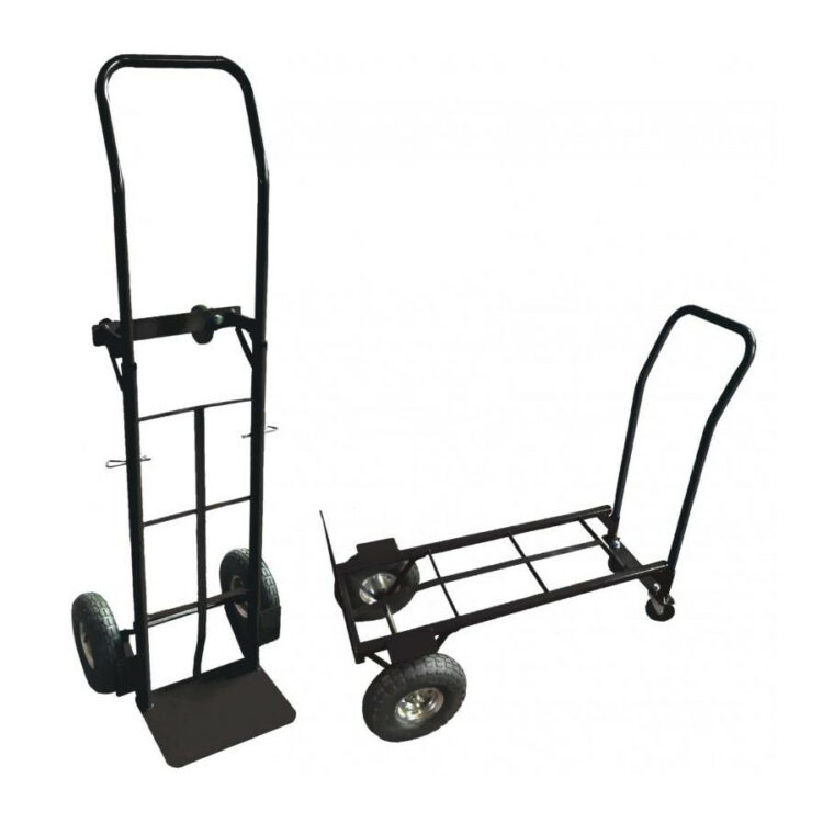 Univerzálny prepravný vozík 2v1, 150kg, čierny | Garden Line