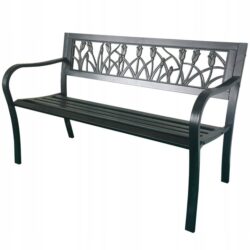 Záhradná lavička, 125x53x77cm, tulipány | Garden Line