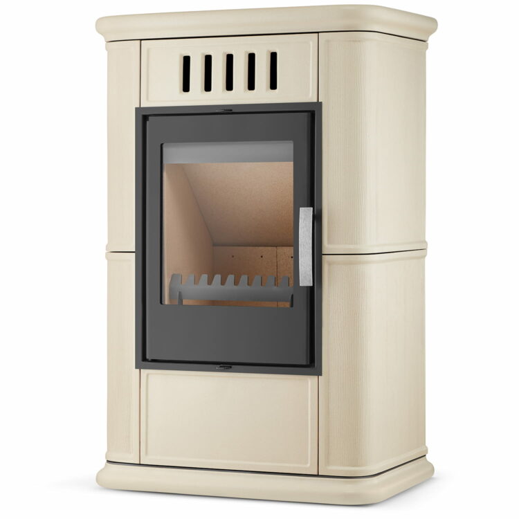 Krbové kachle OLBIA s prívodom vzduchu, 7,5kW | cappuccino
