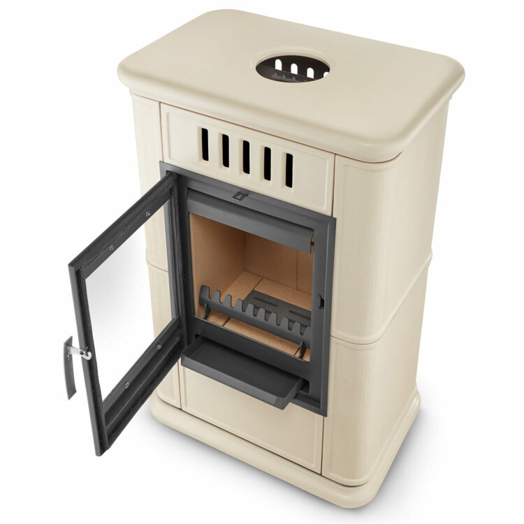 Krbové kachle OLBIA s prívodom vzduchu, 7,5kW | cappuccino