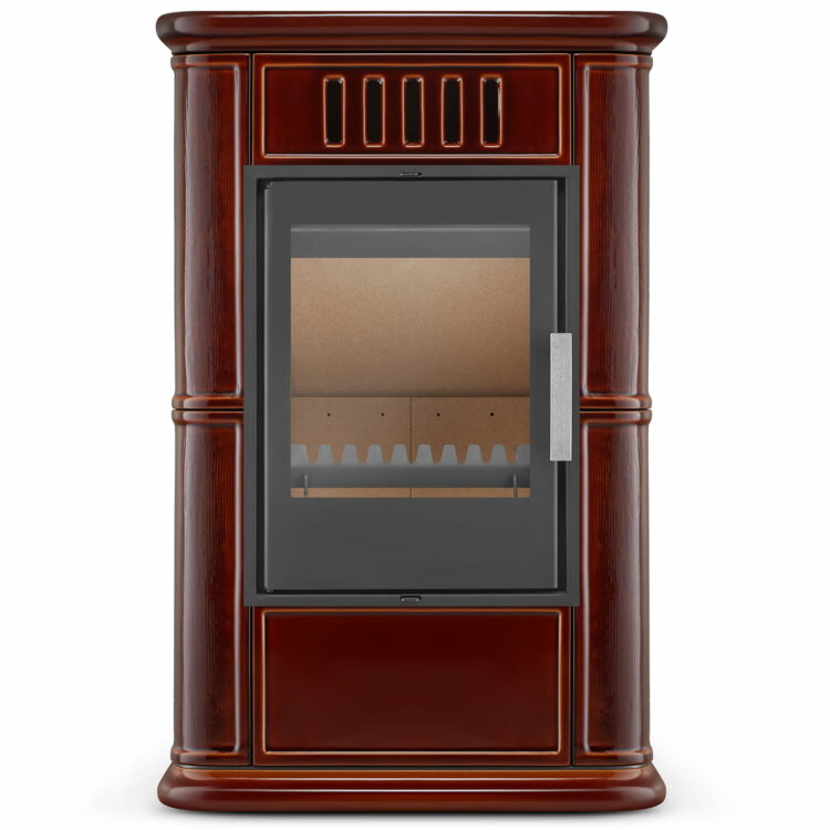 Krbové kachle OLBIA s prívodom vzduchu, 7,5kW | hnedé