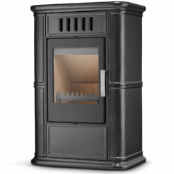 Krbové kachle OLBIA s prívodom vzduchu, 7,5kW | čierne