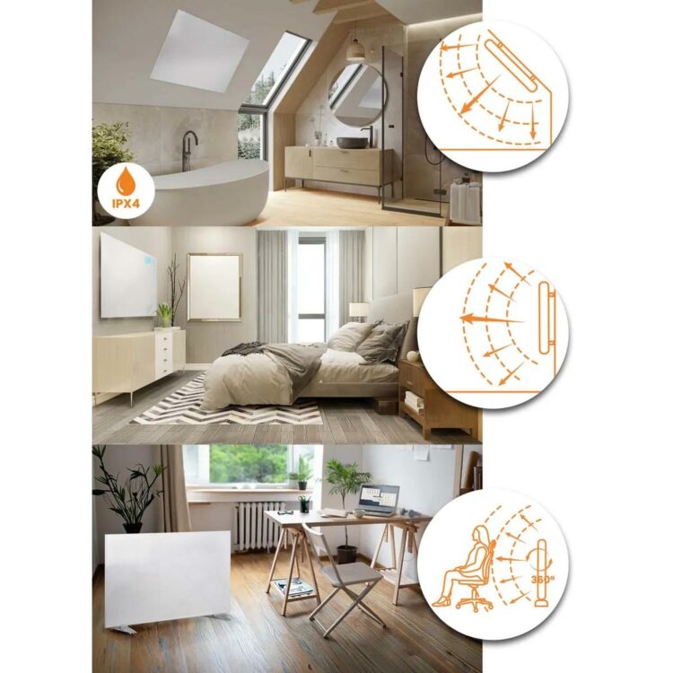 Infračervený ohrievač BD-981, 600W, WiFi | Berdsen