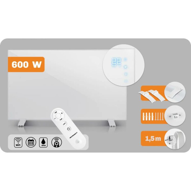 Infračervený ohrievač BD-981, 600W, WiFi | Berdsen