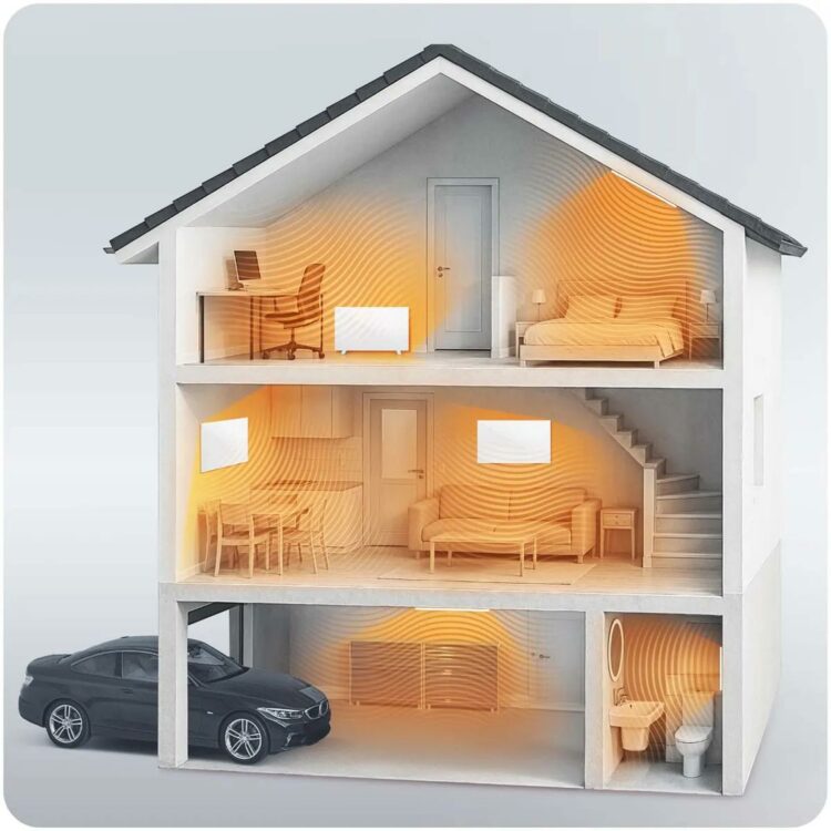 Infračervený ohrievač BD-982, 720W | Berdsen