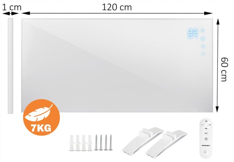 Infračervený ohrievač BD-983, 720W, WiFi | Berdsen
