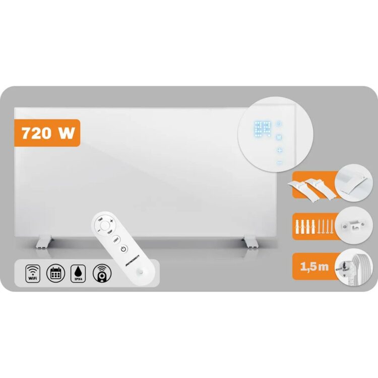 Infračervený ohrievač BD-983, 720W, WiFi | Berdsen