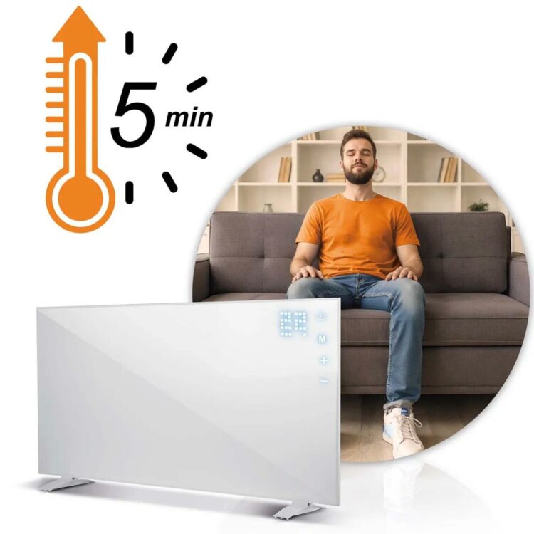 Infračervený ohrievač BD-983, 720W, WiFi | Berdsen