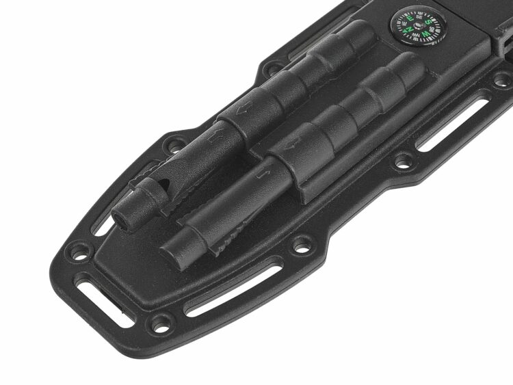 Taktický nôž BLACK SURVIVAL SERIES, 275/135mm | GEKO