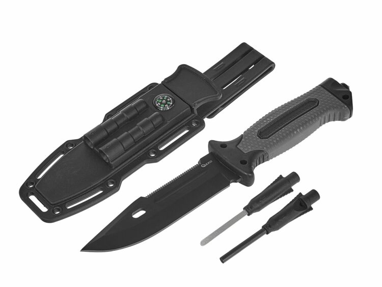 Taktický nôž BLACK SURVIVAL SERIES, 275/135mm | GEKO