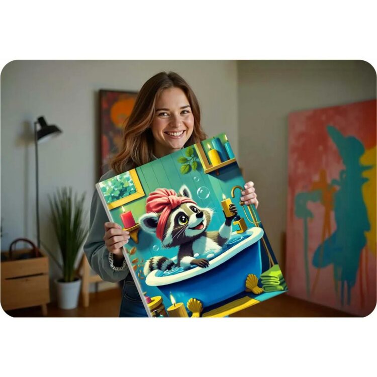 Maľovanie podľa čísel, 40x50cm, dinosaurus | Massido