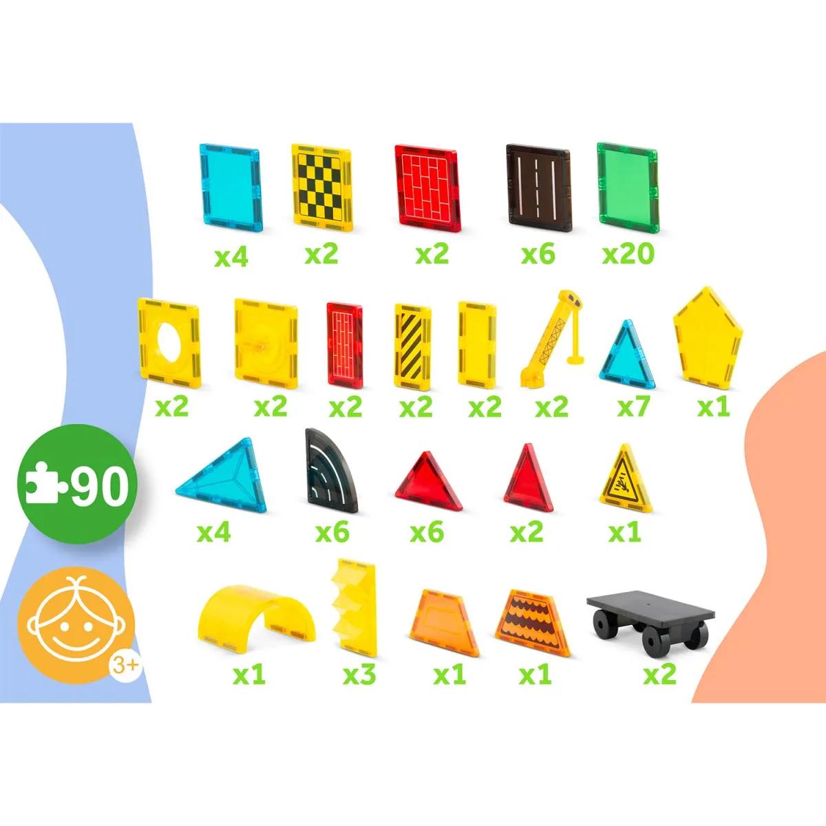 Magnetická stavebnica RK-780, 90ks, stavba | Ricokids Magnetická stavebnica RK-780, 90ks, stavba | Ricokids