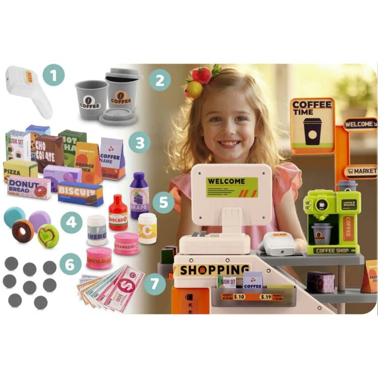 Interaktívna pokladňa pre deti RK-822 | Ricokids