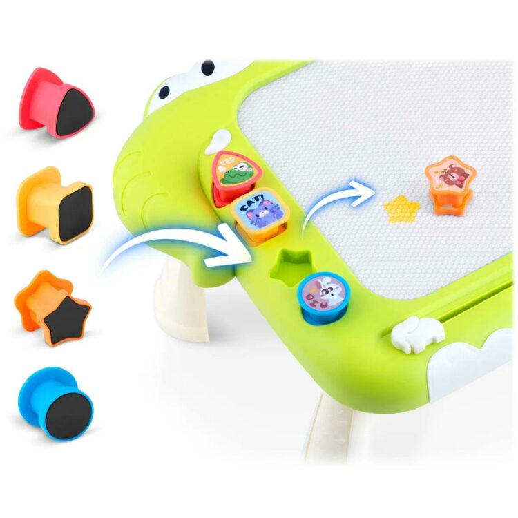 Detská magnetická tabuľa na kreslenie RK-823, zelená | Ricokids